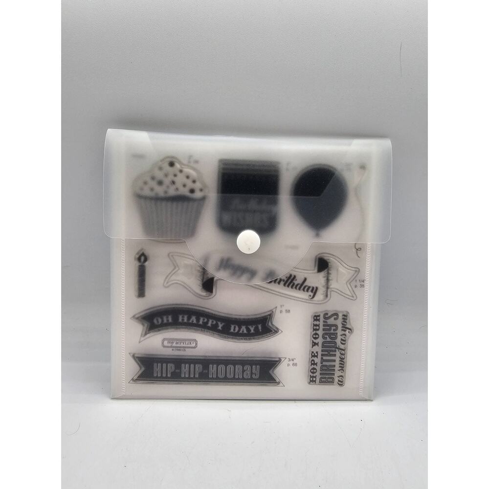 Close to My Heart - Cricut Artiste Birthday D1529 Acrylic Cling Stamp - Picture 3 of 3